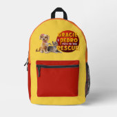 Gracie & Pedro Dynamic Duo Bedruckter Rucksack (Vorderseite)