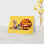 Gracie & Pedro Dynamic Duo Karte (Gelbe Blume)