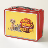 Gracie & Pedro Dynamic Duo Metall Brotdose (Rückseite)