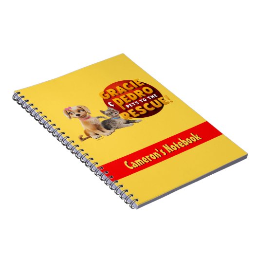 Gracie & Pedro Dynamic Duo Notizblock (Rechte Seite)