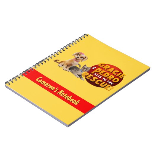 Gracie & Pedro Dynamic Duo Notizblock (Linke Seite)