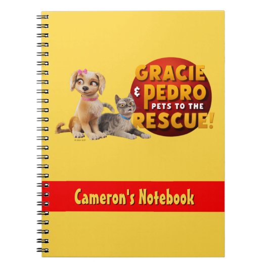 Gracie & Pedro Dynamic Duo Notizblock (Vorderseite)