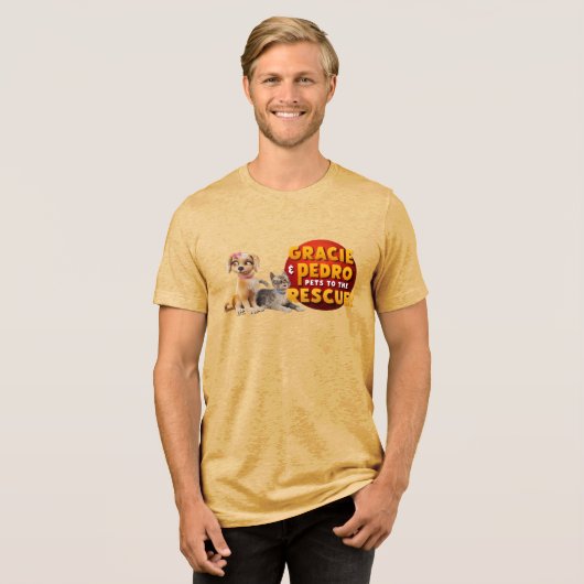 Gracie & Pedro Dynamic Duo Tri-Blend Shirt (Vorderseite voll)