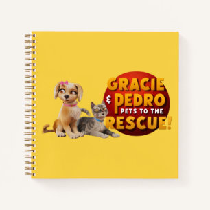 Gracie & Pedro Dynamisches Duo Notizblock