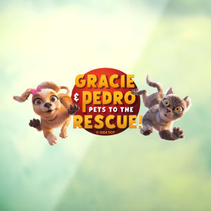 Gracie & Pedro Erlebnisziele Fensteraufkleber