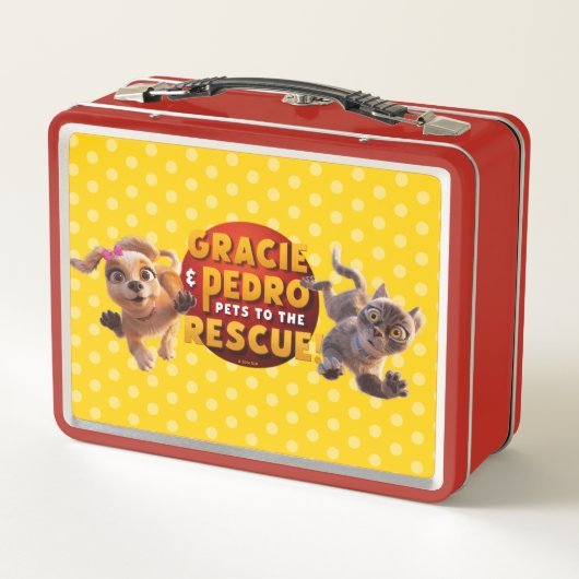 Gracie & Pedro Erlebnisziele Metall Brotdose (Rückseite)