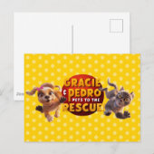 Gracie & Pedro Erlebnisziele Postkarte (Vorne/Hinten)