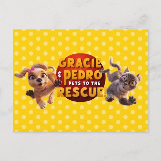 Gracie & Pedro Erlebnisziele Postkarte (Vorderseite)