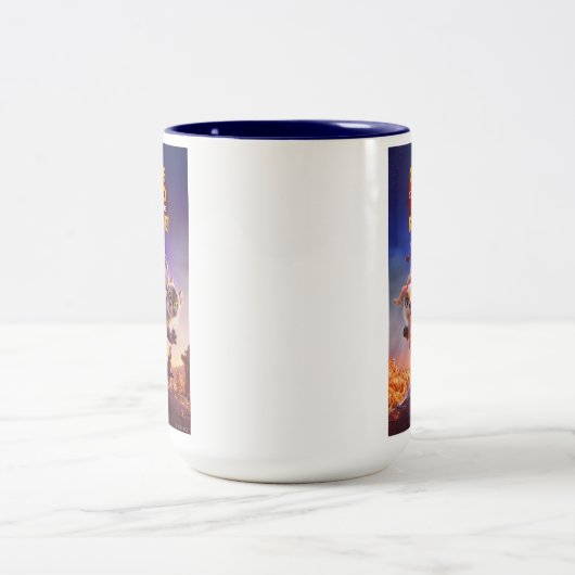 Gracie & Pedro: Haustiere zur Rettung! Zweifarbige Tasse (Mittel)