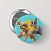 Gracie & Pedro Unleashed Button (Vorne & Hinten)