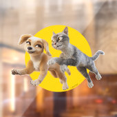 Gracie & Pedro Unleashed Fensteraufkleber (Blatt 2)