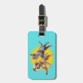 Gracie & Pedro Unleashed Gepäckanhänger (Vorderseite vertikal)