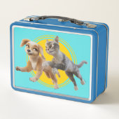 Gracie & Pedro Unleashed Metall Brotdose (Rückseite)