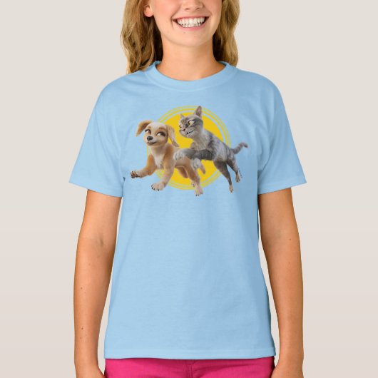 Gracie & Pedro Unleashed T-Shirt (Vorderseite)