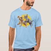 Gracie & Pedro Unleashed T-Shirt (Vorderseite)