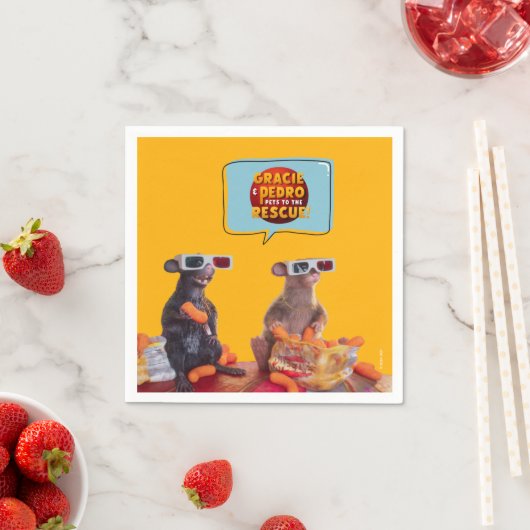 Gracie & Pedro Watch Party Serviette (Beispiel)