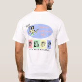 Gracies Backporch Cafe Retro Entwurf T-Shirt (Rückseite)