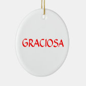 GRACIOSA* kundenspezifische Weihnachtsverzierung Keramik Ornament (Rechts)