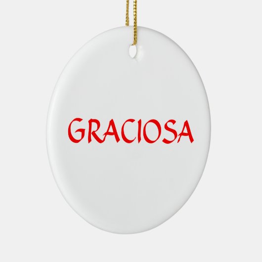 GRACIOSA* kundenspezifische Weihnachtsverzierung Keramik Ornament (Rechts)