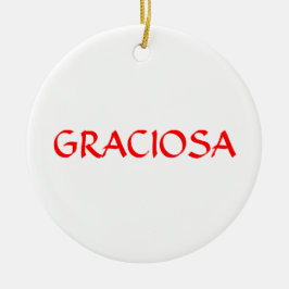 GRACIOSA* kundenspezifische Weihnachtsverzierung Keramik Ornament