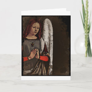 Gracious Angel Folded Hands Feiertagskarte