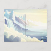 Gracious Wasserfälle Postkarte (Rückseite)