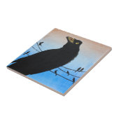 Grackle Austin Texas Bird Avian Wildlife Painting Fliese (Seite)