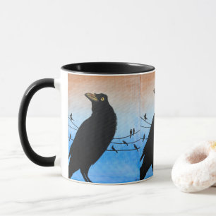 Grackle Austin Texas Bird Nature Wildlife Malerei Tasse