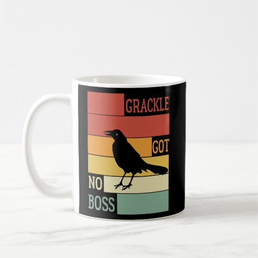 Grackle Got No Boss AUSTIN BIRD Kaffeetasse (Links)