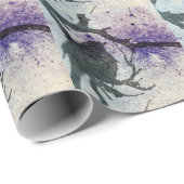 Grackle Grunge Geschenkpapier (Rolleneckpunkt)