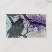 Grackle Grunge Visitenkarte (Rückseite)