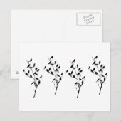 Grackle Schatten Postkarte (Vorne/Hinten)