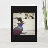 Grackle Trick oder Trete Karte (Vorderseite)