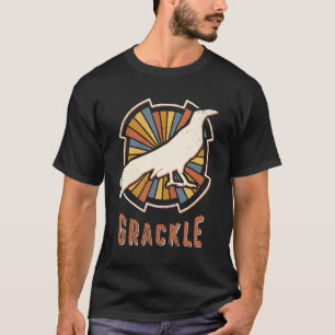 Grackle Vintage Klassiker Retro Tierliebe T-Shirt