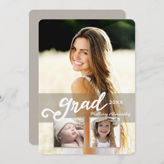 Grad2016 Ankündigung des Abschlusses des modernen  (Vorne/Hinten)