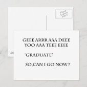 Grad 2011 postkarte (Vorne/Hinten)
