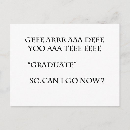 Grad 2011 postkarte (Vorderseite)