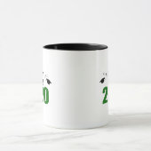 Grad 2020 Karten und Diplome (grün) Tasse (Zentrum)