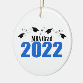 Grad 2022 - Karten und Diplome (blau) Keramik Ornament (Links)