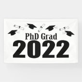 Grad 2022 Karten und Diplome (schwarz) Banner (Horizontal)