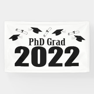 Grad 2022 Karten und Diplome (schwarz) Banner