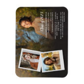 Grad 2023 Einladung zur Fotocollage Graduation Par Magnet (Vertikal)