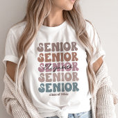 Grad 2023 Senior Class Trendy Stacks Individuelle  T-Shirt