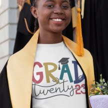 Grad 2024 fett farbiger Abschluss