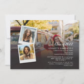 Grad 2024 Fotocollage Graduation Party Einladung (Vorderseite)