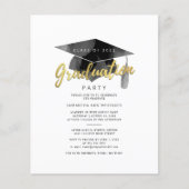 Grad 2025 Einladung zur Graduationspartei (Vorderseite)