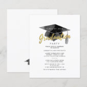Grad 2025 Einladung zur Graduationspartei (Vorne/Hinten)