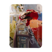 Grad 2025 Foto Abschluss Ankündigung Magnet (Vertikal)