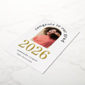 Grad 2025 Foto Real Gold Foil Ankündigung (Gedreht)