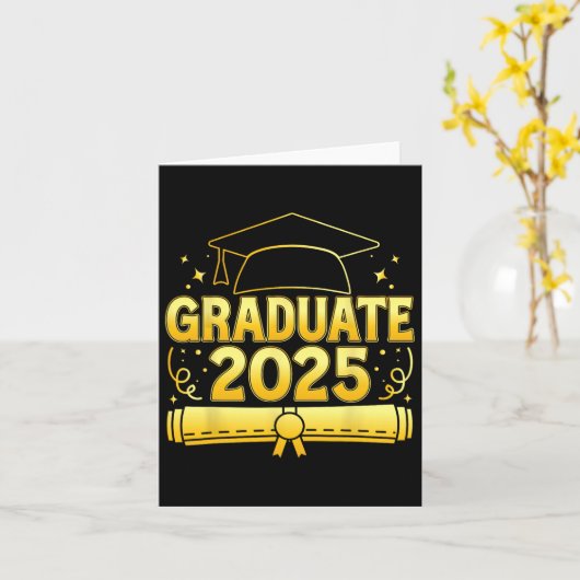 Grad 2025 für Cl von Abschluss 2025 Karte (Gelbe Blume)